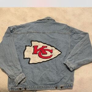 Kansas City Chiefs vintage denim jacket